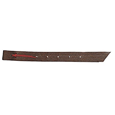 1-3/4 in x 39 in Brown Single-Ply Nylon Off Billet