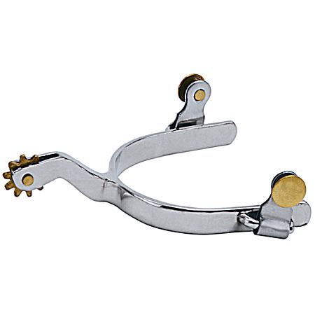 Men's Roping Spurs w/ Plain Band