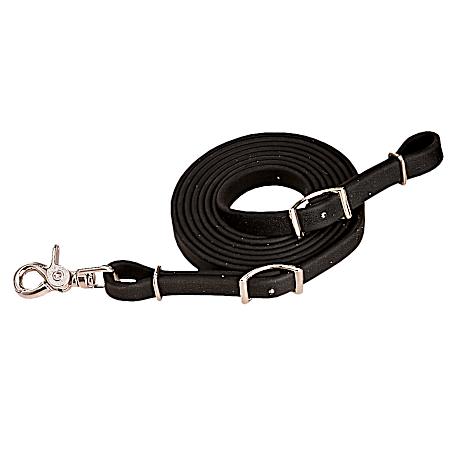 Black Synthetic Roper Reins