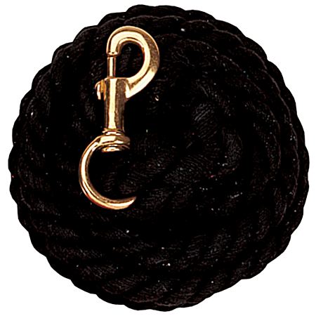 Black Cotton Lead Rope