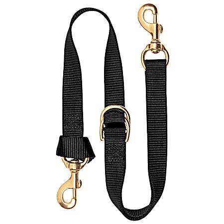 Black Deluxe Nylon Tie-Down Strap