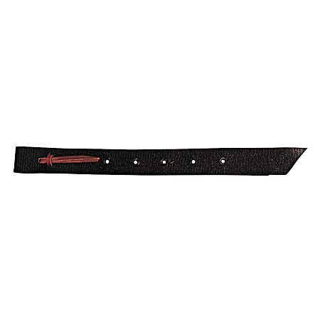 1-3/4 in x 39 in Black Single-Ply Nylon Off Billet