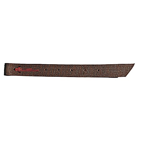 1-3/4 in x 39 in Brown Doubled & Stitched Nylon Off Billet