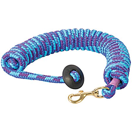 Blue/Purple/Hurricane Blue Round Cotton Lunge Line