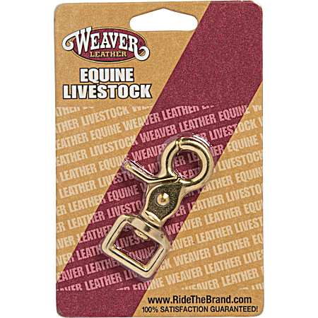 Solid Brass Square Scissor Snap
