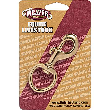 Solid Brass Round Swivel Snap