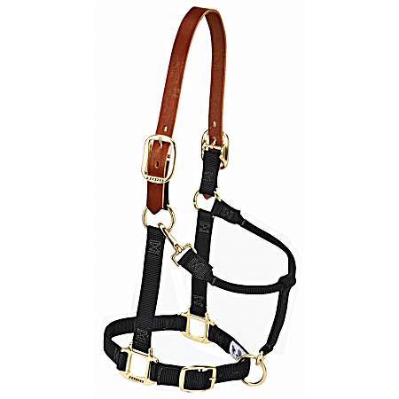 Black Breakaway Adjustable Halter