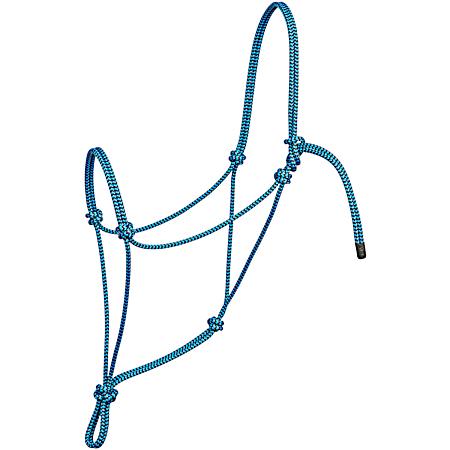 Silvertip Big Sky Blue/Black Rope Halter