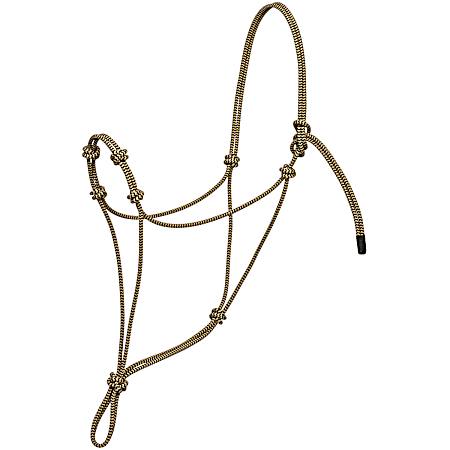 Silvertip Black/Tan Four Knot Rope Halter