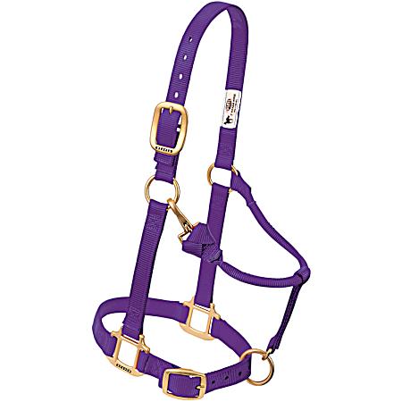 Purple Original Adjustable Chin & Throat Snap Halter