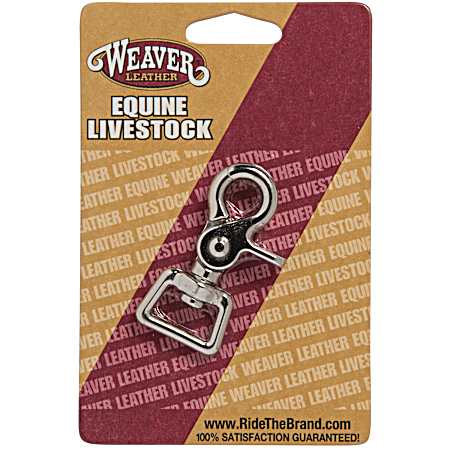 3/4 in Nickel-Plated Square Scissor Snap