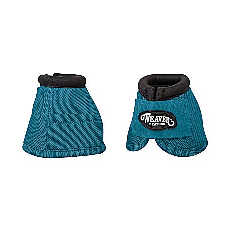 Ballistic Large Turquoise No Turn Bell Boots - 1 Pair