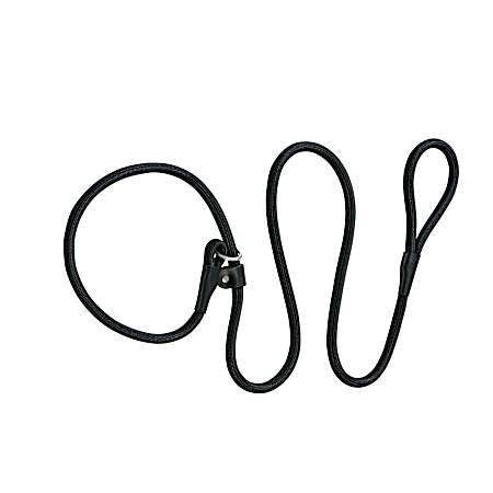 Black Rope Slip Lead for Dogs
