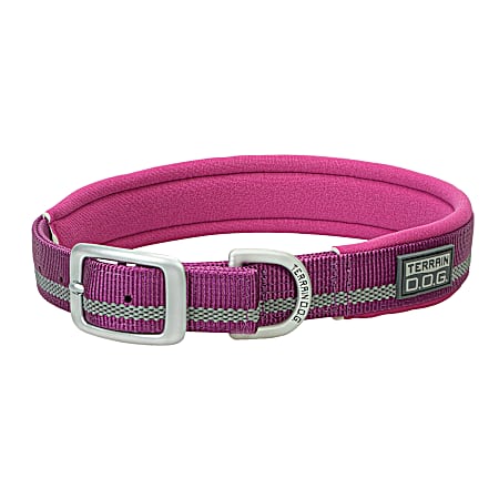 1 in x 23 in Reflective Neoprene Lined Collar for Dogs