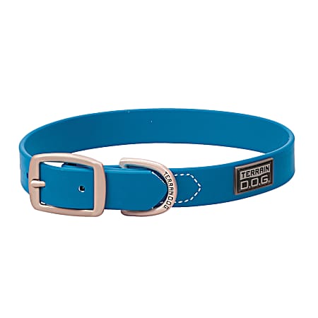 Hurricane Blue X-Treme Adventure Brahma Webb Dog Collar