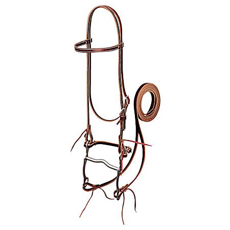Weaver Latigo Leather Pony Headstall Set Brown