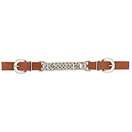 Single Flat Link Chain Curb Strap