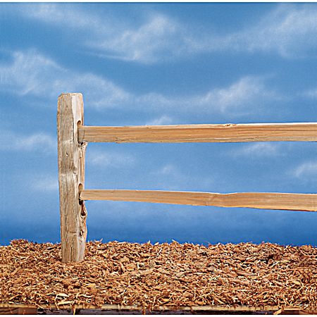 Cedar Split Rail 2 Hole End Post