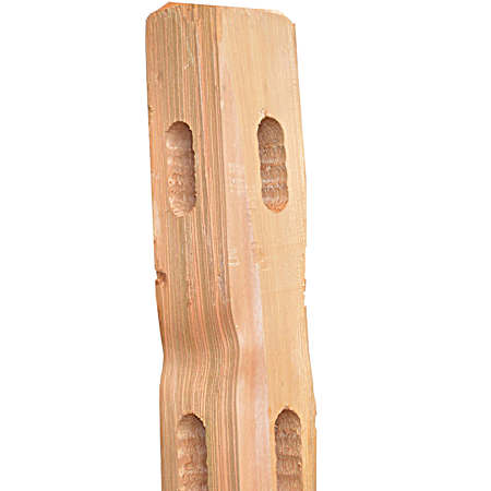 Cedar Split Rail 2 Hole Corner Post