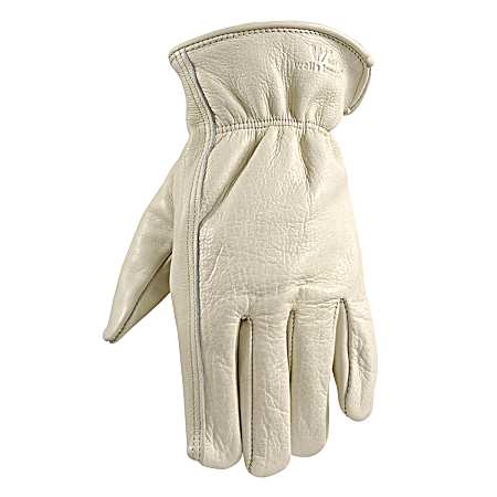 Men's Grain Cowhide Palm Patch Gloves