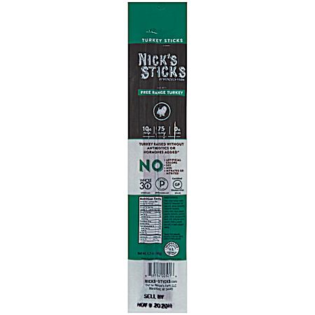 1.7 oz Free Range Turkey Sticks
