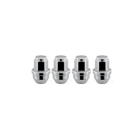 14mm Chrome Big Bulge Acorn Lug Nuts - 4 Pk