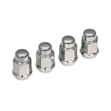 12mm Chrome Bulge Acorn Lug Nuts - 4 Pk