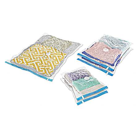 Spacemaker 5 Pc Clear Vacuum Storage Bag Combo
