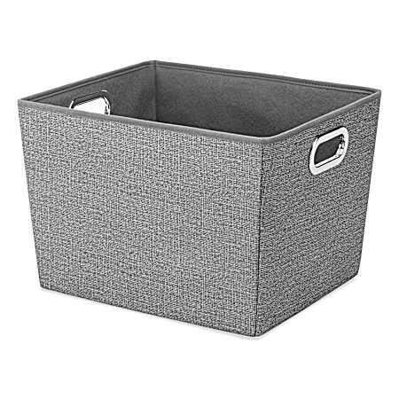 Medium Gray Fashion Canvas Tote