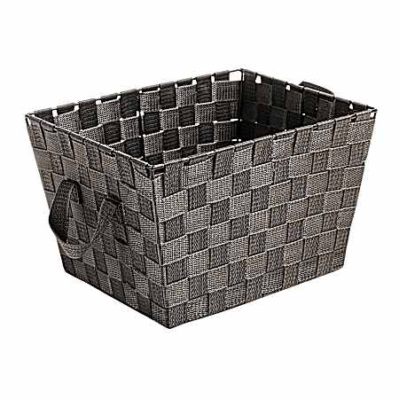 Woven Strap Espresso Small Tote