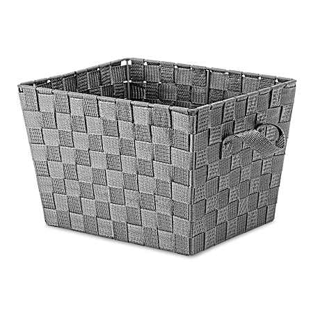 Woven Strap Grey Small Tote
