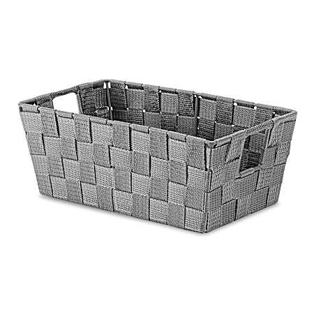 Woven Strap Grey Shelf Tote