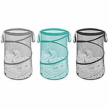 18 in Collapsible Laundry Hamper - Assorted