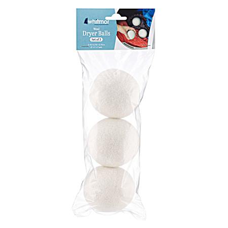 Wool Dryer Balls - 3 pk