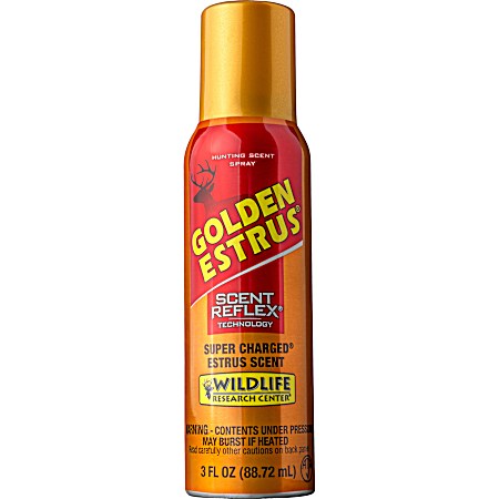 Golden Estrus 3 oz Spray Deer Attractant w/ Scent Reflex Technology