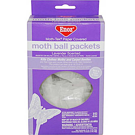 6 oz Lavendar Scented Moth Ball Packets