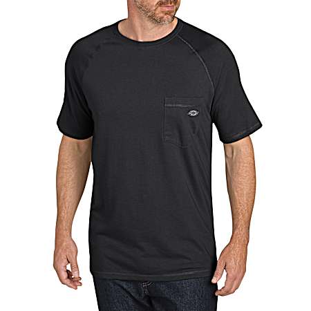 Men's Temp-IQ Black Performance Cooling T-Shirt