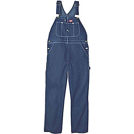 Men's Stonewashed Cotton Bib Overalls