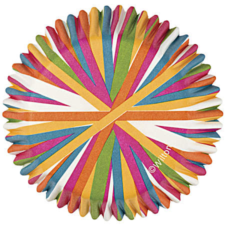 Color Wheel Mini Baking Cups - 100 Ct.