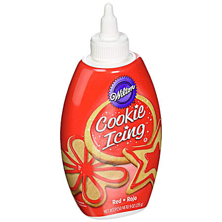 9 oz Red Quick-Setting Cookie Icing