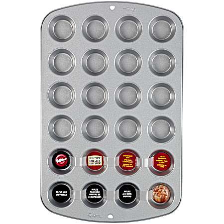 Recipe Right 24 Cup Non-Stick Mini Muffin Pan