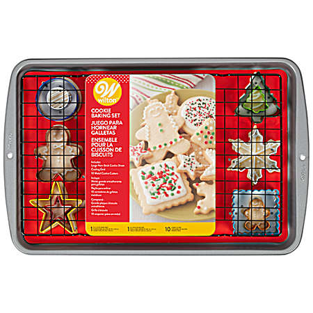 12 Pc Christmas Cookie Baking Set