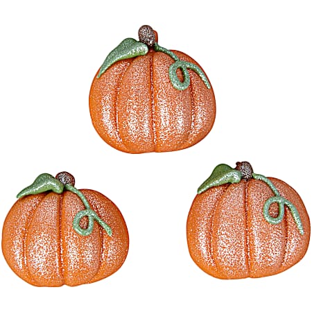 Pumpkin Icing Decorations - 12 Ct