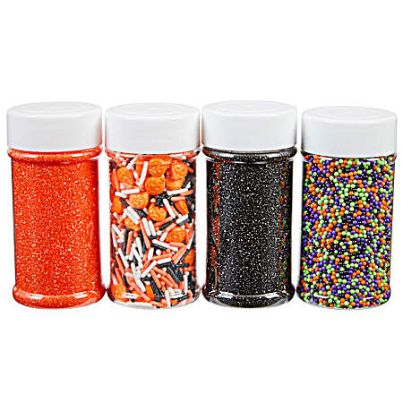 Halloween Traditional Mega Sprinkles - 4 pk