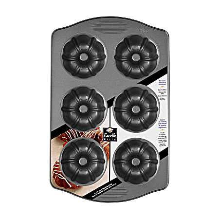 Non-Stick Mini Fluted 6 cup Pan