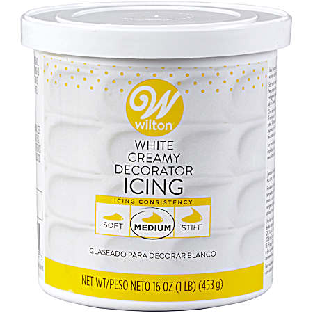 16 oz White Creamy Ready-To-Use Decorator Icing