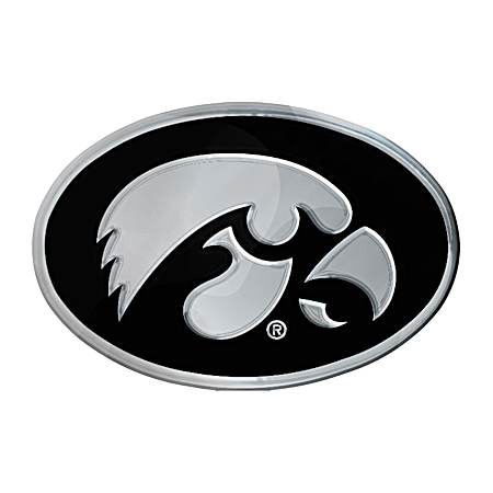 Iowa Hawkeyes Logo Chrome Auto Emblem
