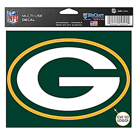 Green Bay Packers Logo Multi-Use Reusable Decal