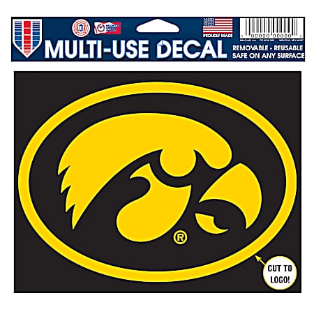 Iowa Hawkeyes Logo Multi-Use Reusable Decal