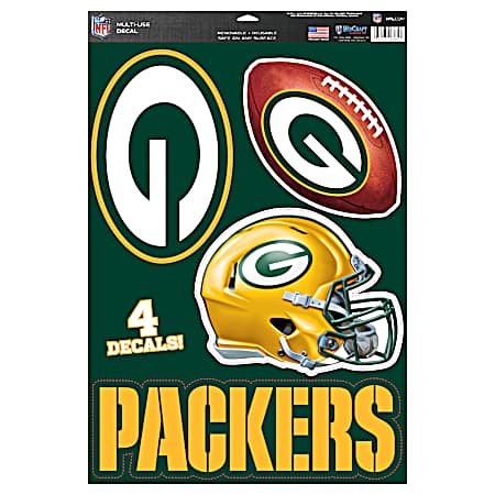 Green Bay Packers Logo Multi-Use Reusable Decals